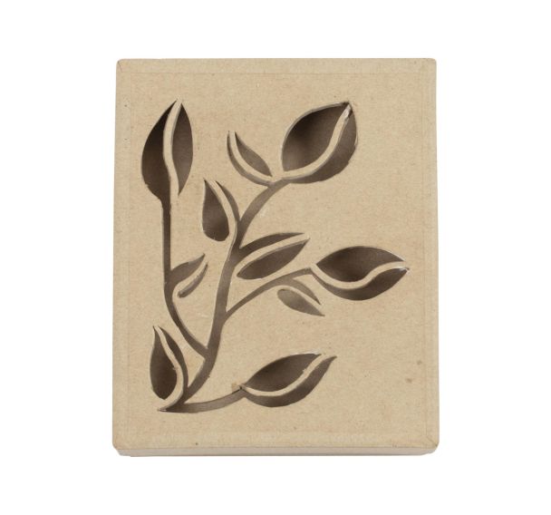 Boîte végétale rectangle 15x12x3cm (Lot de 4)