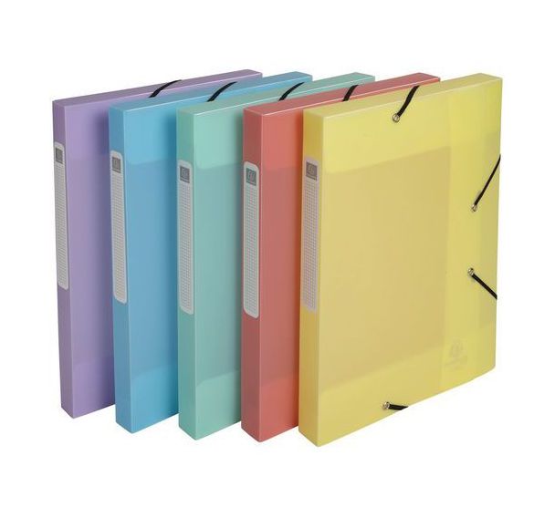 Boites de classement exabox lot de 8 assortis- Exacompta