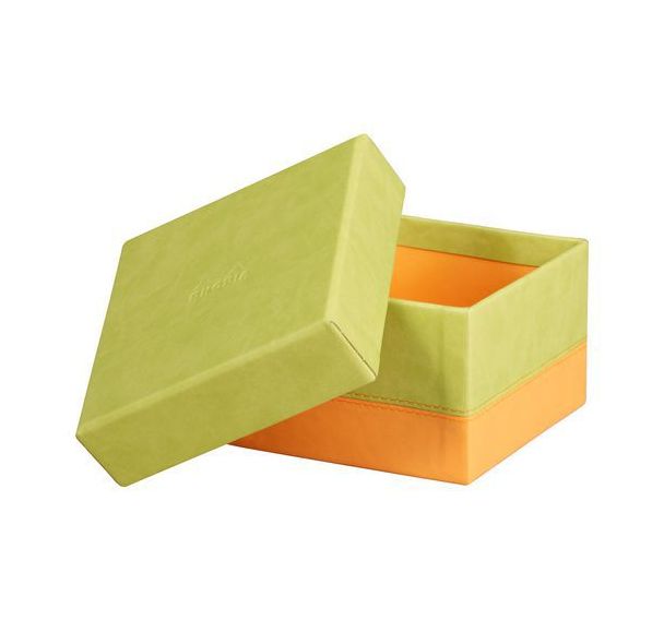 Boîtes de rangement gigognes en simili cuir -Lot de 5 - Rhodia