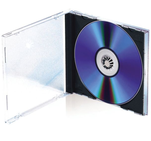 Boîtier CD transparent
