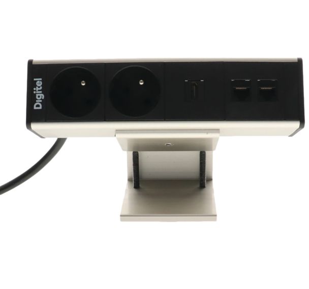 Boitier Desk Up 2x PC + 1x HDMI + 2x RJ45 - Digitel