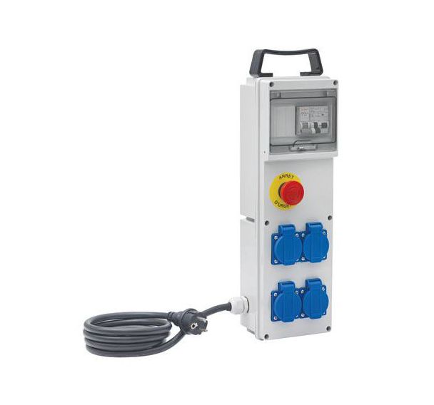Boitier distribution BD 4M/16/AU 2M H07RN-F 3G2,5
