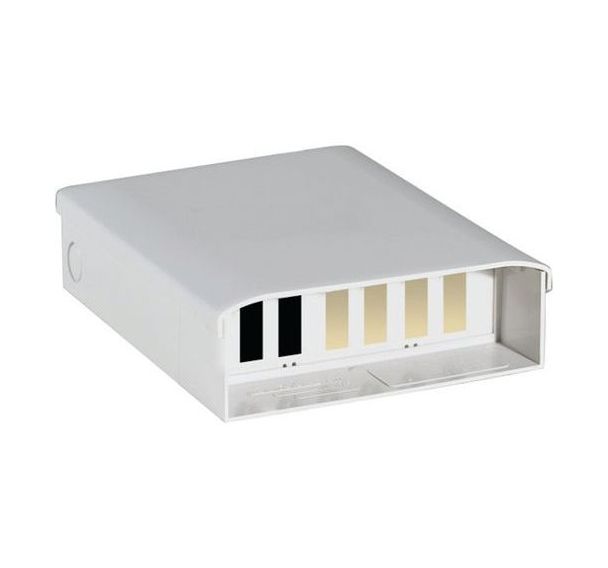 Boitier optique equipe 4 traversees sc double