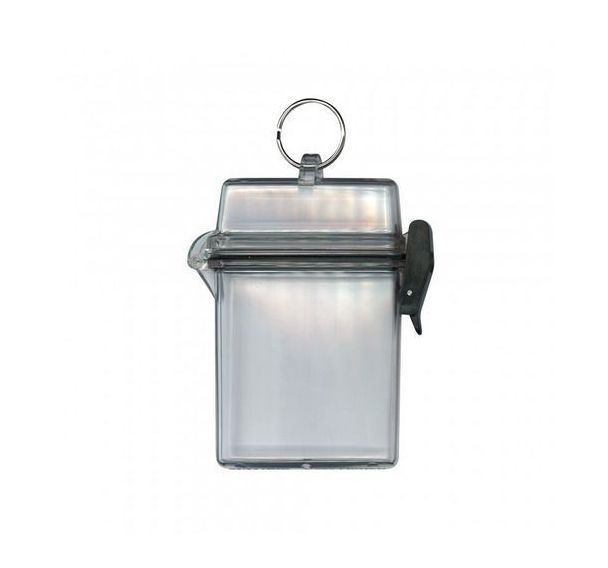 Boitier porte-badge étanche avec attache anneau
