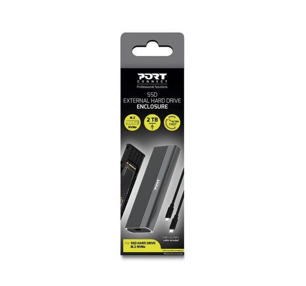 Boîtier pour SSD M.2 NVMe - Port Connect