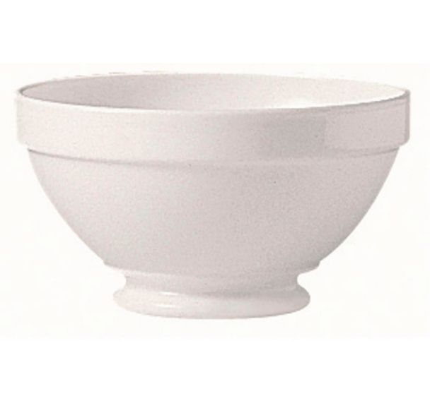 Bol à talon en verre trempé ø13,2 cm 52cl blanc-Restaurant-Arcoroc