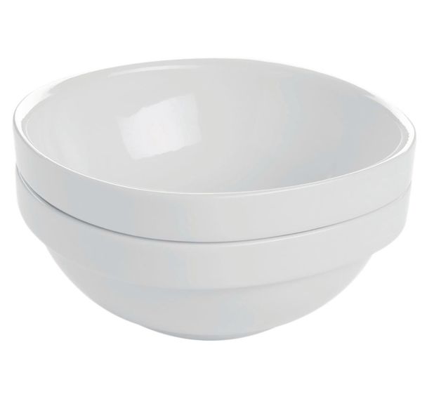 Bol carré en porcelaine-Oslo-Sarreguemines
