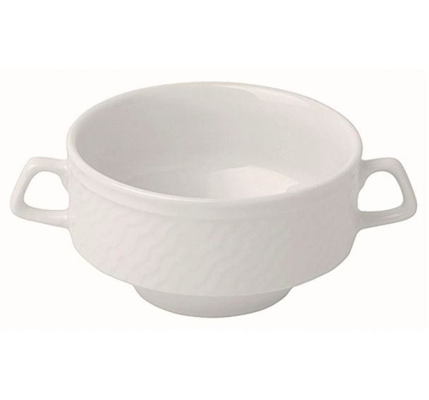 Bol en porcelaine ø12 cm 45cl blanc-Panama