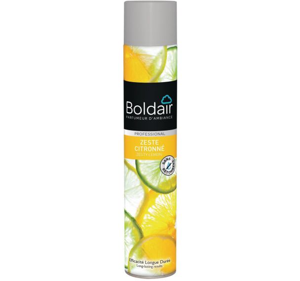 Boldair zeste citronné - aérosol 500ml