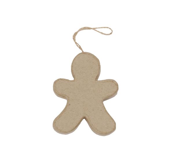 Bonhomme de pain d'épices à suspendre 8,5cm (Lot de 20)
