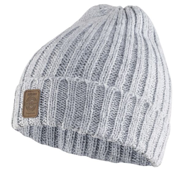Bonnet tricoté réfléchissant mélange de gris