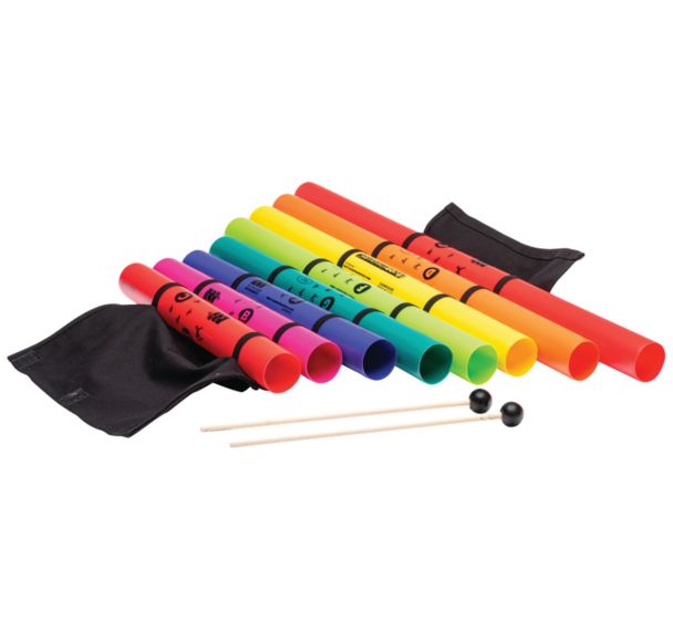 Boomophone etui complet diatonique 8 tubes-Fuzeau