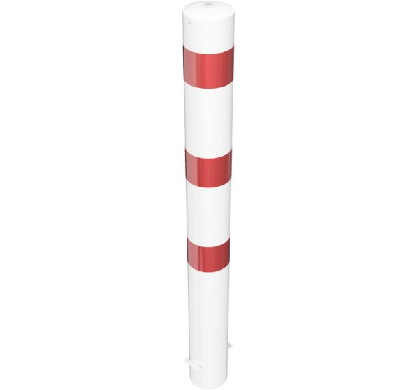 Borne à bétonner à visser avec bandes réfléchissantes - Schake
