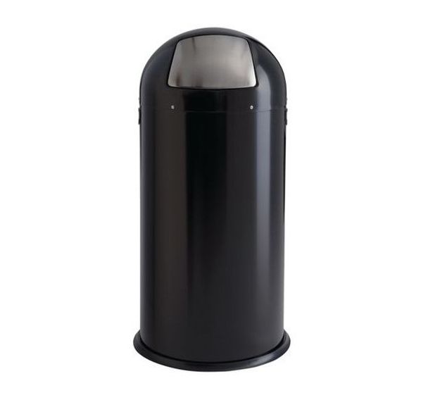 Borne à déchets à trappe push Apollo - Medial