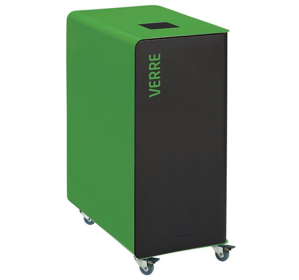 Borne de Tri 90L Cubatri mobile sans serrure Rossignol Pro