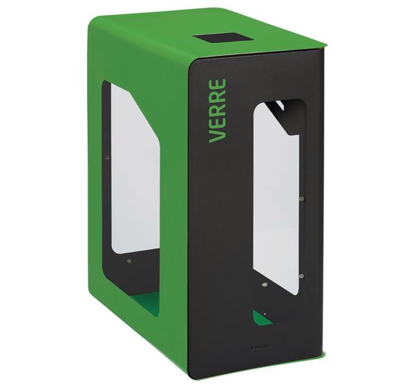 Borne de Tri 90L Cubatri vigipirate sans serrure Rossignol Pro