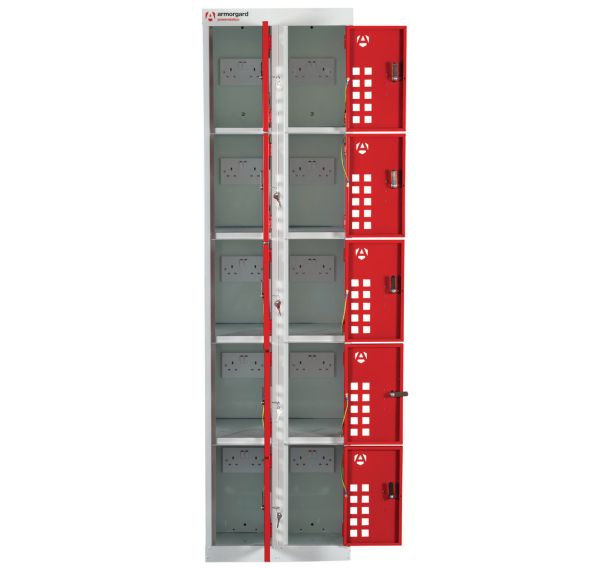 Borne de chargement PWS6 PowerStation 6 casiers - 300x450x1800 mm