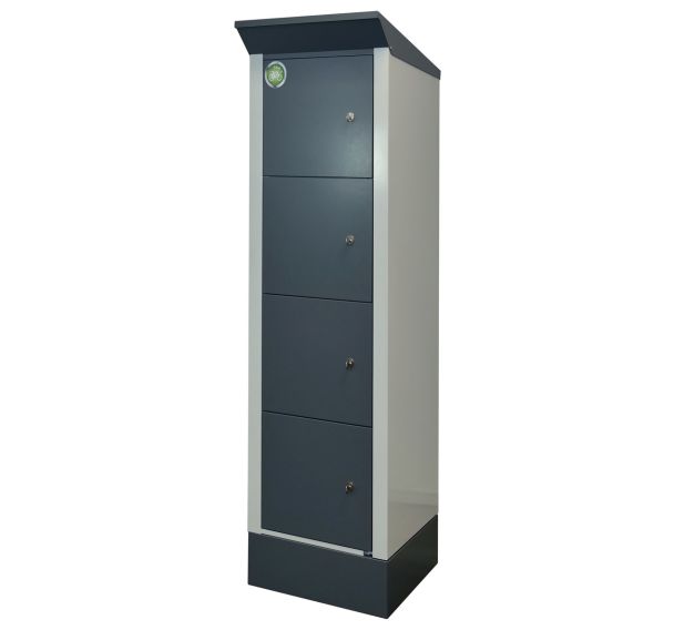 Borne de recharge E-Bike IP44 serrure à clé - Thurmetall