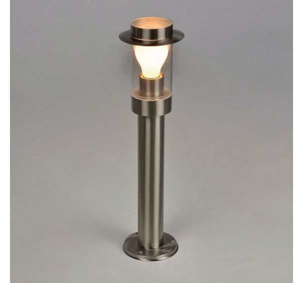 Borne en acier inoxydablediffuseur en plastique transparent alu brossé