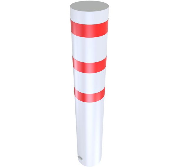 Borne stationnaire à bétonner avec capuchon avec ancrage