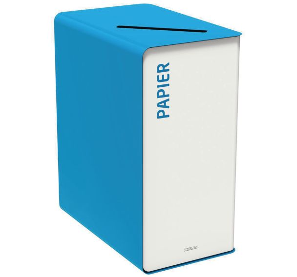 Borne tri sélectif 65 L Cubatri Blanc Rossignol Pro
