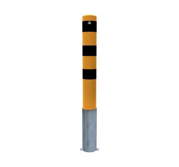 Borne tube amovible sans verrou galvanisé à chaud-Jaune/Noir-Schake