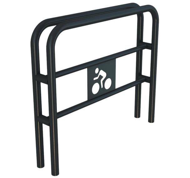 Borne vélo extérieur vert et noir - Freetness