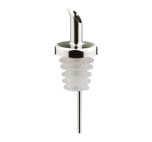 Bouchon verseur en acier inoxydable et silicone