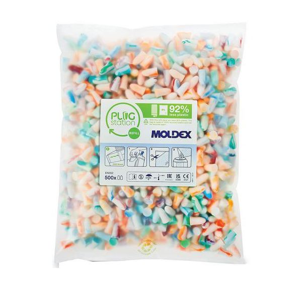 Bouchons d'oreille Spark Plug - Moldex - Lot de 500