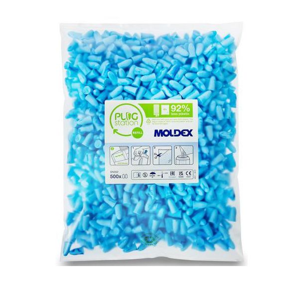 Bouchons d'oreille Spark Plug détectables - Moldex - Lot de 500