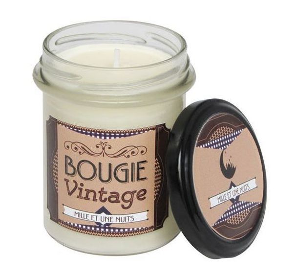 Bougie vintage 1001 nuits 100% végétale - 150g