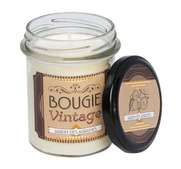 Bougie vintage 100% végétale agrume - 30g