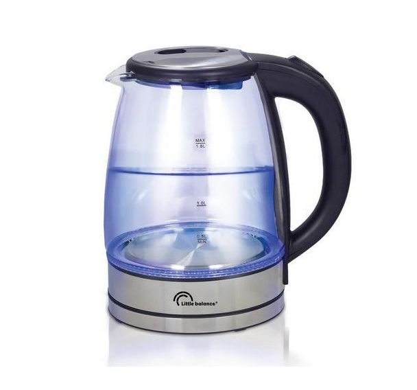 Bouilloire Verre/Inox 2000W