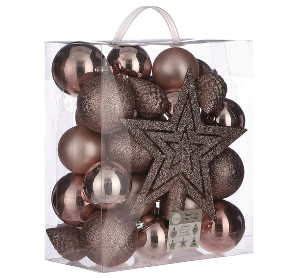 Boule de décoration de Noël incassable