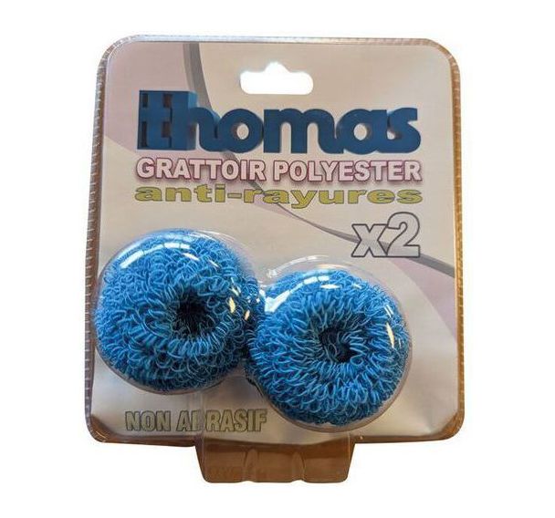 Boule grattoir vaisselle anti rayure - Lot de 2
