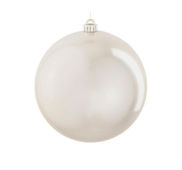 Boule incassable crème perle - diamètre 25 cm