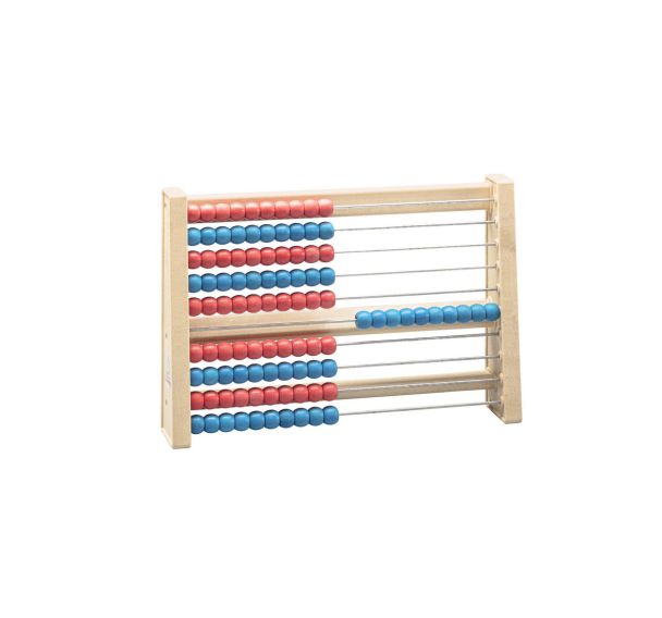 Boulier de calcul en Re-wood comptage 1-100
