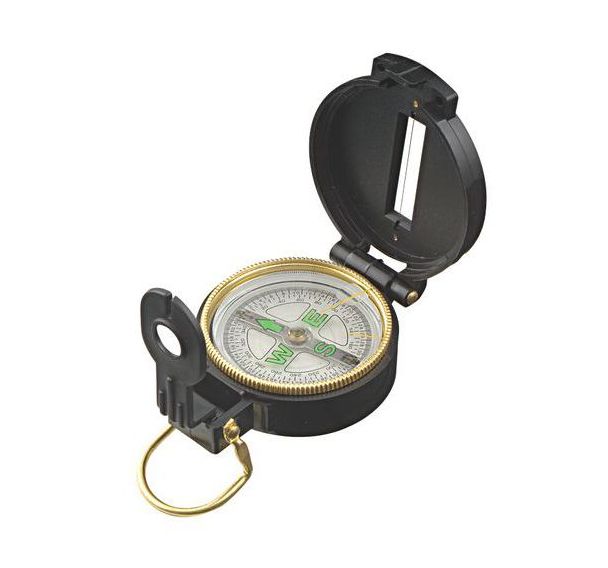 Boussole directionnelle avec couvercle.