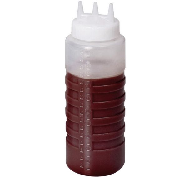 Bouteille 3 becs verseurs pour pâte à tartiner