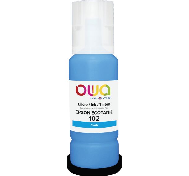 Bouteille d'encre compatible Epson 102 - Owa
