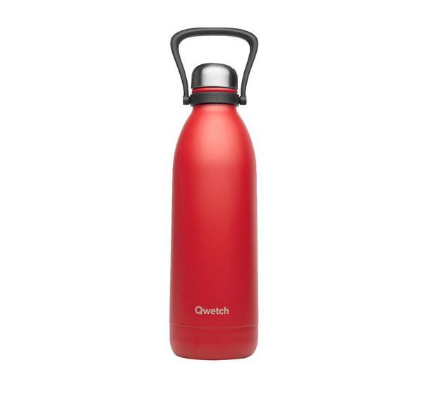 Bouteille isotherme 1,5L rouge matt - Qwetch