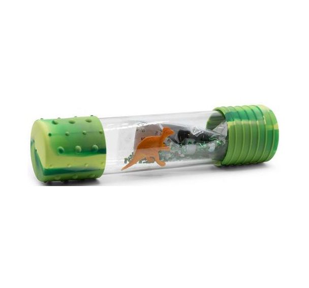 Bouteille sensorielle DIY dinosaure