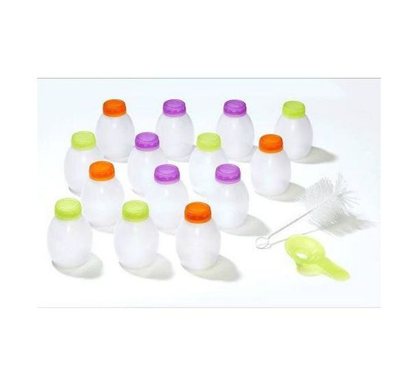 Bouteille yaourt à boire pour yaourtière - 20cl - Lot de 14