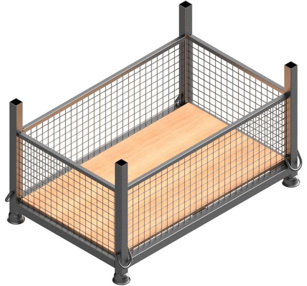 Box-palette treillis - Crochet fermé - Schake