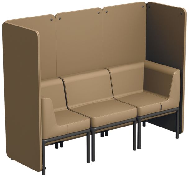 Box 3 places Lotua enduit PVC Ginkgo _ Sokoa