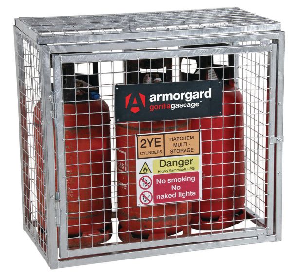 Box de stockage pour bouteilles de gaz Gorilla Gas Cage - Armorgard