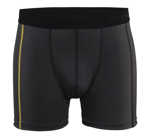 Boxer XLIGHT gris foncé/jaune taille S