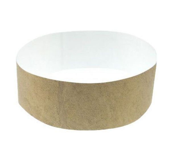 Bracelet en papier indéchirable 25 mm - Paquet de 100 - Sogedex