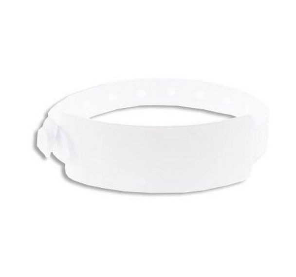 Bracelet hôpital avec panneau d'écriture adulte - lot de 100 - Sogedex