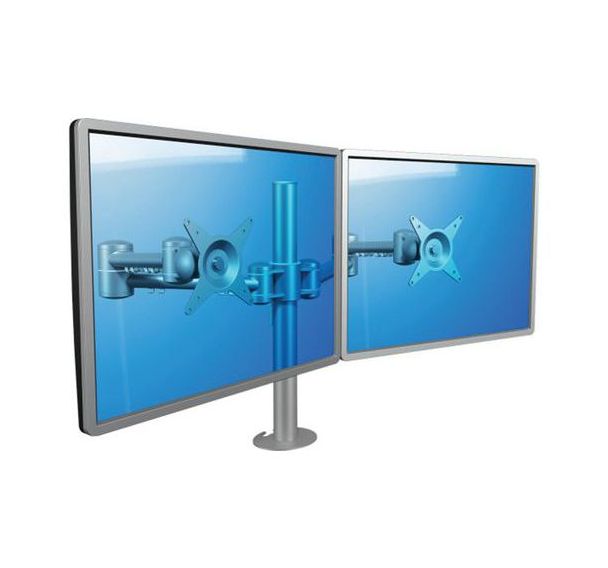 Bras à fixer / pincer Viewmate 52632 - 2 écrans